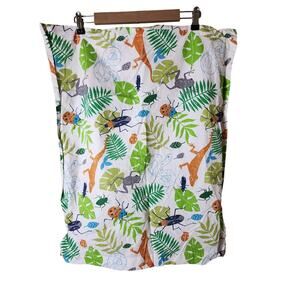 COMPANY STORE KIDS White Green Brown Bugs Lizards STANDARD Pillow Sham - Qty 1